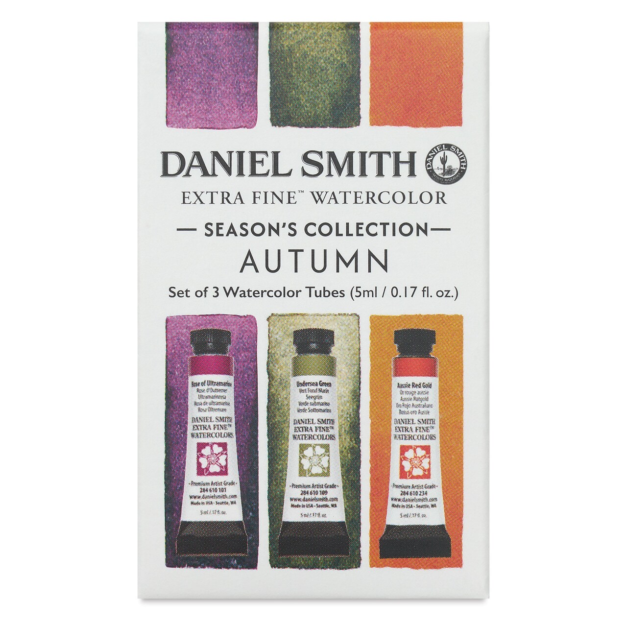 Daniel Smith Extra Fine Watercolor - Set of 3, Autumn, 5 ml Tubes